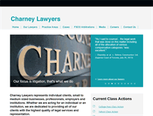 Tablet Screenshot of charneylawyers.com